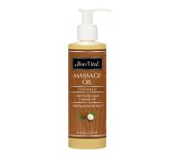Bon Vital' Coconut Massage Oil - 8 fl oz bottle w/ pump